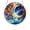 C, variant on 7.4" Stained Acrylic Puzzle Suncatcher Window Hanging Decor, Colorful Scenic Style Sun Catchers with Metal Chain, as a Gift for Women Men Nature Lovers