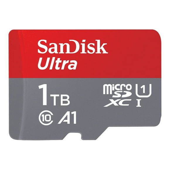 SanDisk Ultra - Flash memory card (microSDXC to SD adapter included) - 1 TB - A1 / UHS Class 1 / Class10 - microSDXC UHS-I