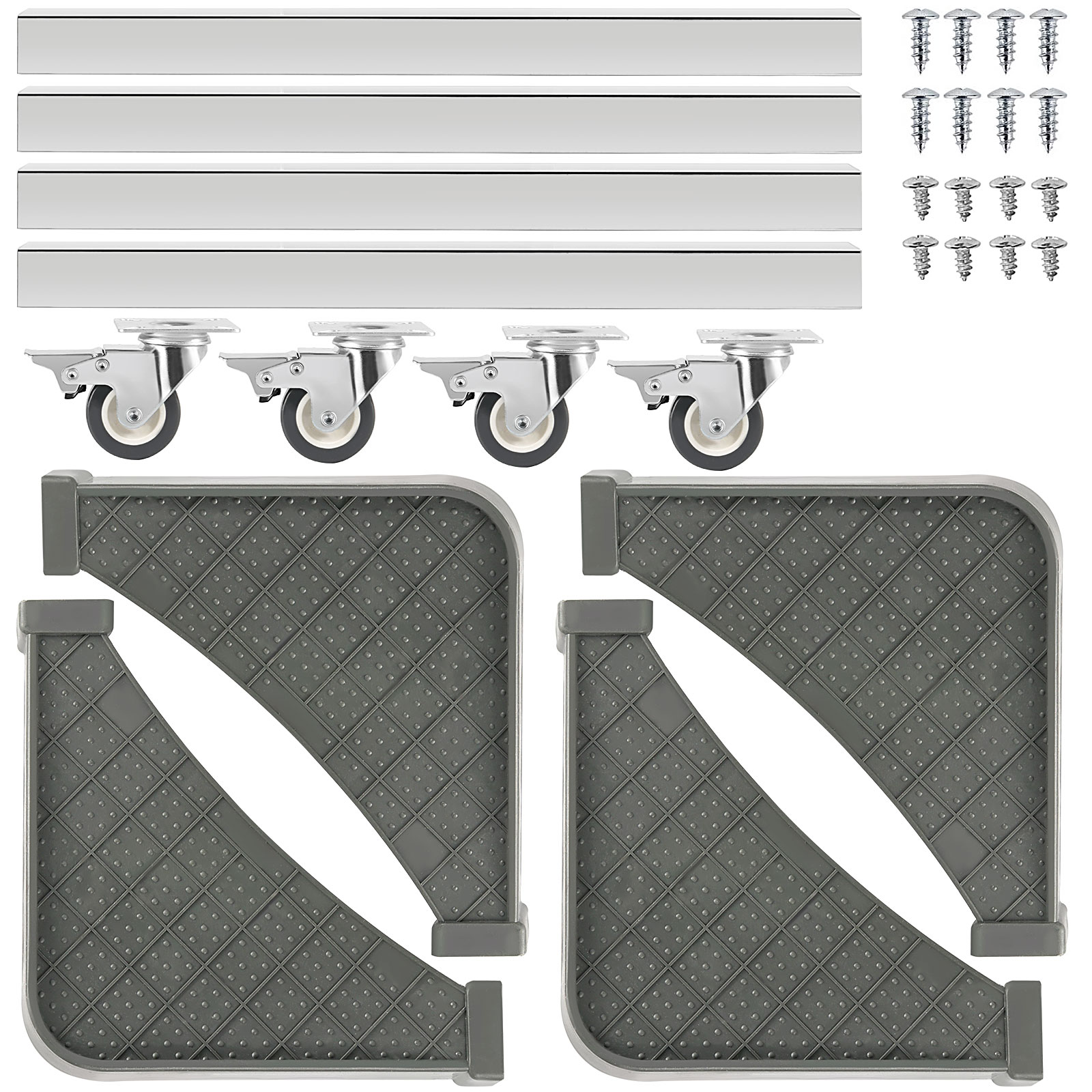 Buy KINJOEK 2 Pack Adjustable Furniture Dolly, Washing Machine Base