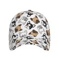 thumbnail image 2 of Uemuo French Bulldog3 Pattern Baseball Cap Golf Dad Hat Adjustable Original Classic Low Profile Cotton Hat Unconstructed Plain Cap Men Women, 2 of 9