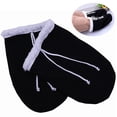 thumbnail image 3 of ZOUBAOQ Washable Cast Sock Cover for Foot,Black Cast Cover with Adjustable Drawstring,Winter Warm CastSock Leg Foot,Thermal Plush Lined PlasterCover Stocking, with Adjustable Drawstring,for Men Women, 3 of 8