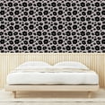 thumbnail image 3 of Ambesonne Floral Abstract Peel & Stick Wallpaper for Home, Flowery Night Print, 13"x100", Taupe Grey Charcoal Grey, 3 of 5