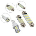 thumbnail image 4 of 20Pcs Led Interior Lights Bulbs Kit Car Trunk Dome License Plate Lamps 6500K, 4 of 7