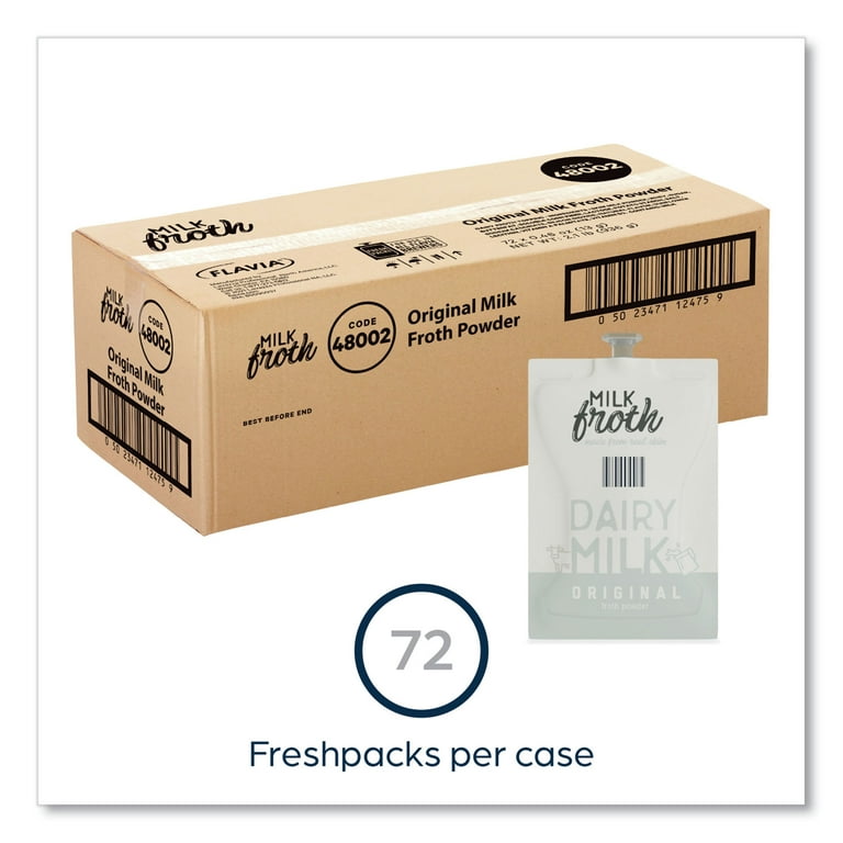 Dairy Milk Froth Powder Freshpack, Original, 0.46 oz Pouch, 72/Carton Dairy Milk Froth Powder Freshpack, Original, 0.46 oz Pouch, 72/Carton