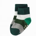thumbnail image 6 of TOWED22 Toddler Boys Girls Athletic Socks Multi Pack, Cushioned Crew Socks for Everyday Play, Fun Colorful Patterns Green,5Y, 6 of 6