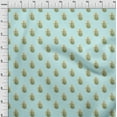 thumbnail image 3 of oneOone Viscose Chiffon Pastel Mint Fabric Stripe & Floral Block Craft Projects Decor Fabric Printed By The Yard 42 Inch Wide, 3 of 4