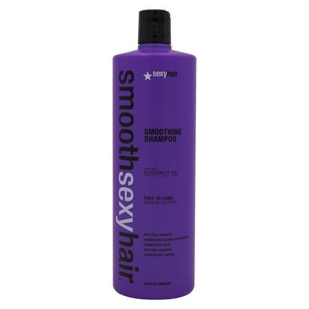 Sexy Hair Smooth Sulfate Free Smoothing Anti Frizz Shampoo 33.8 (Best Way To Smooth Frizzy Hair)