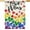 Love Wins, variant on Love Wins Rainbow Heart Garden Flag Double Sided, LGBTQ Gay Lesbian Decorative Yard Outdoor Home Pride Month Small Decor, LGBT Bisexual Pansexual Burlap Outside House Decoration 12.5 x 18