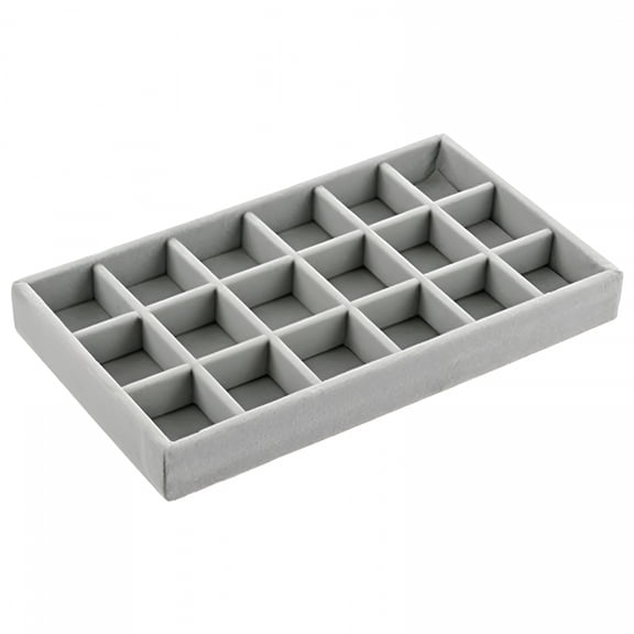 LAMIRO Stackable Jewelry Trays Show Case Organizer, Velvet Jewelry Protector Removable Storage Display Drawer Box for Women Girls Earring Bracelet Necklace Ring