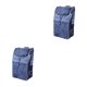 thumbnail image 1 of Bolsa de repuesto para carrito de la compra Bearachild ecológica de Tela azul oscuro 2Conjunto, 1 of 6