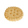 thumbnail image 3 of MAGIDEAL Biscuit Shape Cushion Butt Cushion Cute Floor Pillow for Sofa Bedroom Office Yellow, 3 of 8