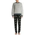 thumbnail image 2 of Secret Treasures Essentials Women's Sloth Hacci Joggers, 2 of 6