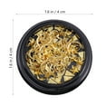 thumbnail image 2 of 1 caja DIY Oro Moon Star Charms de uñas Manicure Glitter Aleación Nail Art Decoration, 2 of 3