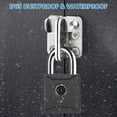 thumbnail image 4 of Yeacher T1004D Smart BT Fingerprint Padlock Rechargeable Keyless 20 Fingerprints Emergency Unlocking Easy Operation IP65 Waterproof Anti-theft Security Padlock Door Luggage Backpack Lock, 4 of 8