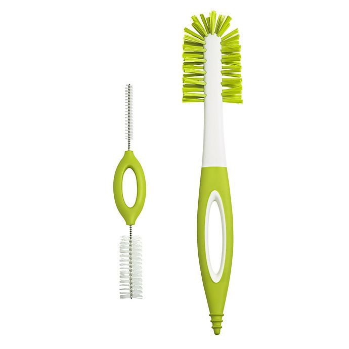 Boon 2-Pack Baby Bottle Brushes in Green