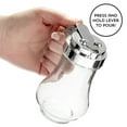 4 Syrup Dispensers 6.75oz (200mL)Glass Bottle NoDrip Pourers for