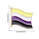 thumbnail image 2 of Broche con insignia de bandera LGBT arcoíris Gay lesbiana transgénero pines de orgullo () morado y negro, 2 of 4