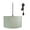 beige, variant on 1 Light Swag Plug-In Pendant 16"w Textured Oatmeal Shade, 17' Black Cord