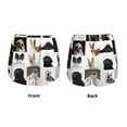 thumbnail image 3 of Yiaed dogs pets collage Print Women's Running Shorts with Liner 3 Zipper Pockets Elastic Workout Athletic Gym Yoga Shorts-X-Large, 3 of 7