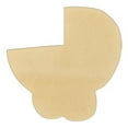 thumbnail image 1 of 100 Pcs 3-1/2" Wooden baby stroller shape for embellishing your personal craft., 1 of 1