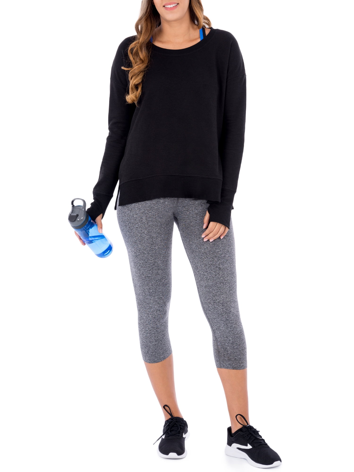 Athletic Works Women's Athleisure Essential Crewneck Sweatshirt