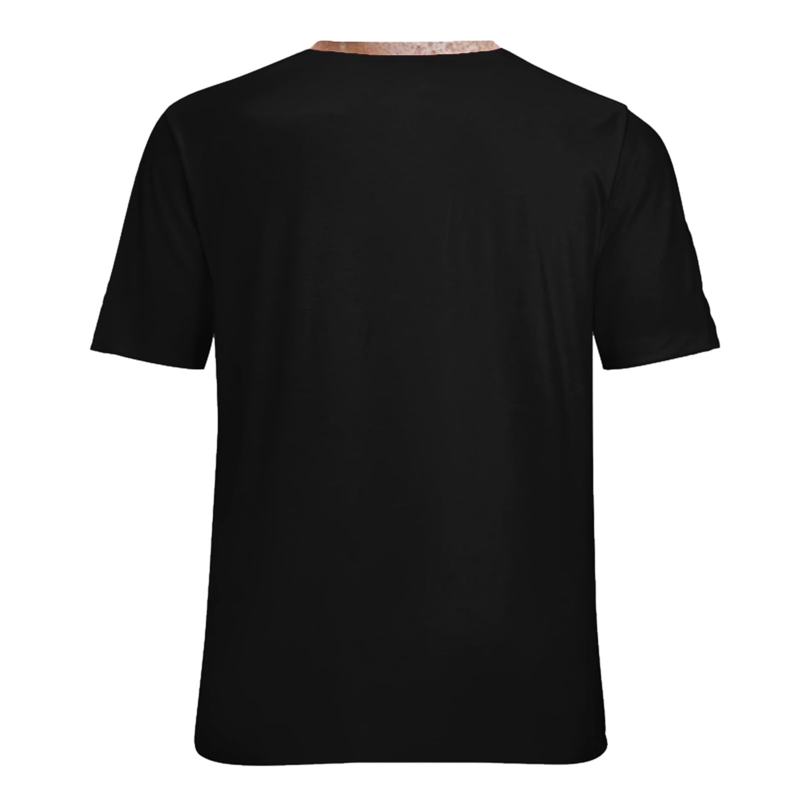 セール 国内 Short Men's QIPOPIQ Sleeve Funny Men's Shirts Neck Round トップス