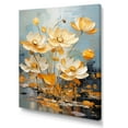 thumbnail image 2 of Designart "Tranquil Golden Pond Of Lotus I" Lotus Wall Art Prints, 2 of 7