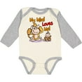 thumbnail image 3 of Inktastic My Mimi Loves Me Monkey Boys or Girls Long Sleeve Baby Bodysuit, 3 of 5