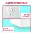thumbnail image 4 of WANAI White Chest Freezer Small Deep Freezer 5.0 Cu.ft Fast Freezing Freezers with 7 Temp Control, 4 of 9