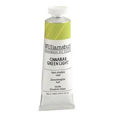 UPC: 0877463000287 | Williamsburg Handmade Oil Paint 37 ml Cinnabar Green Light