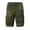 Army Green, variant on Men's Camouflage Cargo Shorts Multi Pocket Drawstring Elastic Waist Relaxed Fit Comfortable Breathable Summer Shorts Durable Workwear