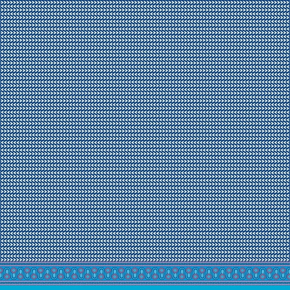 Soimoi polyester Crepe Fabric Geometric Panel Printed Fabric 1 Yard 42 Inch Wide