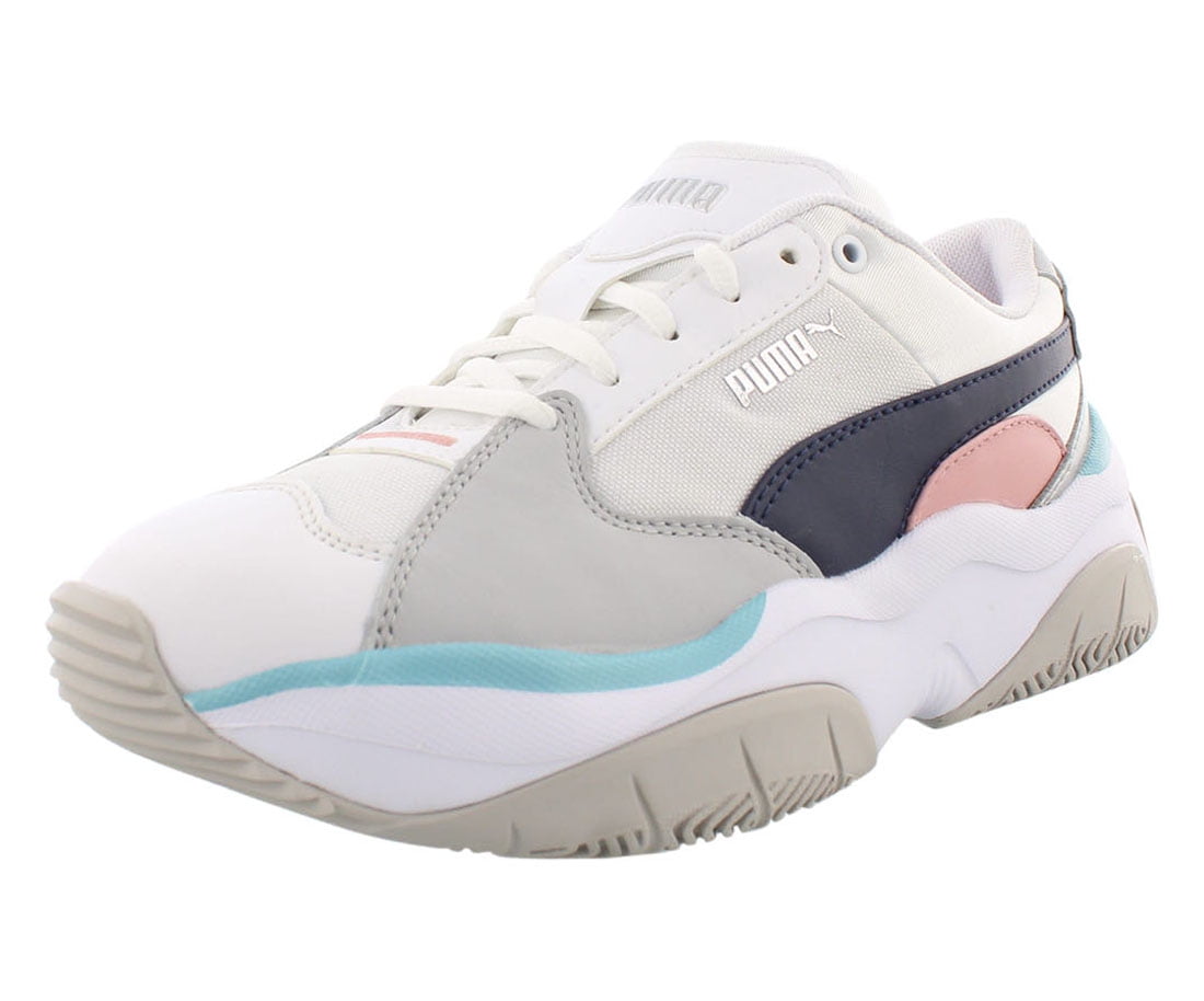 Puma Storm.Y Metallic Womens Shoes Size 8, Color: White/Blue/Pink ...
