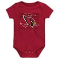 thumbnail image 2 of Newborn & Infant Arizona Cardinals Team Starter 3-Pack Bodysuit Set, 2 of 4