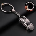 thumbnail image 4 of Keychain Car Pendant Decorative Fashion Zinc Alloy Keyring Portable Chain Reusable Removable Purse Wallet Key Chain Holder Decoration Buckle Gift Black Ice, 4 of 9