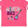 thumbnail image 4 of Inktastic I Rock with Guitar Microphone and Music Notes Boys or Girls Toddler T-Shirt, 4 of 5