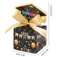thumbnail image 2 of Graduation Party Favor Boxes with Ribbons - 10 Pack Grad Cap Shaped Candy Boxes, Graduation Apparel Boxes, A Hat Style - for Graduation Celebrations, School Events, Party Decorations, Gift Giving, 2 of 5