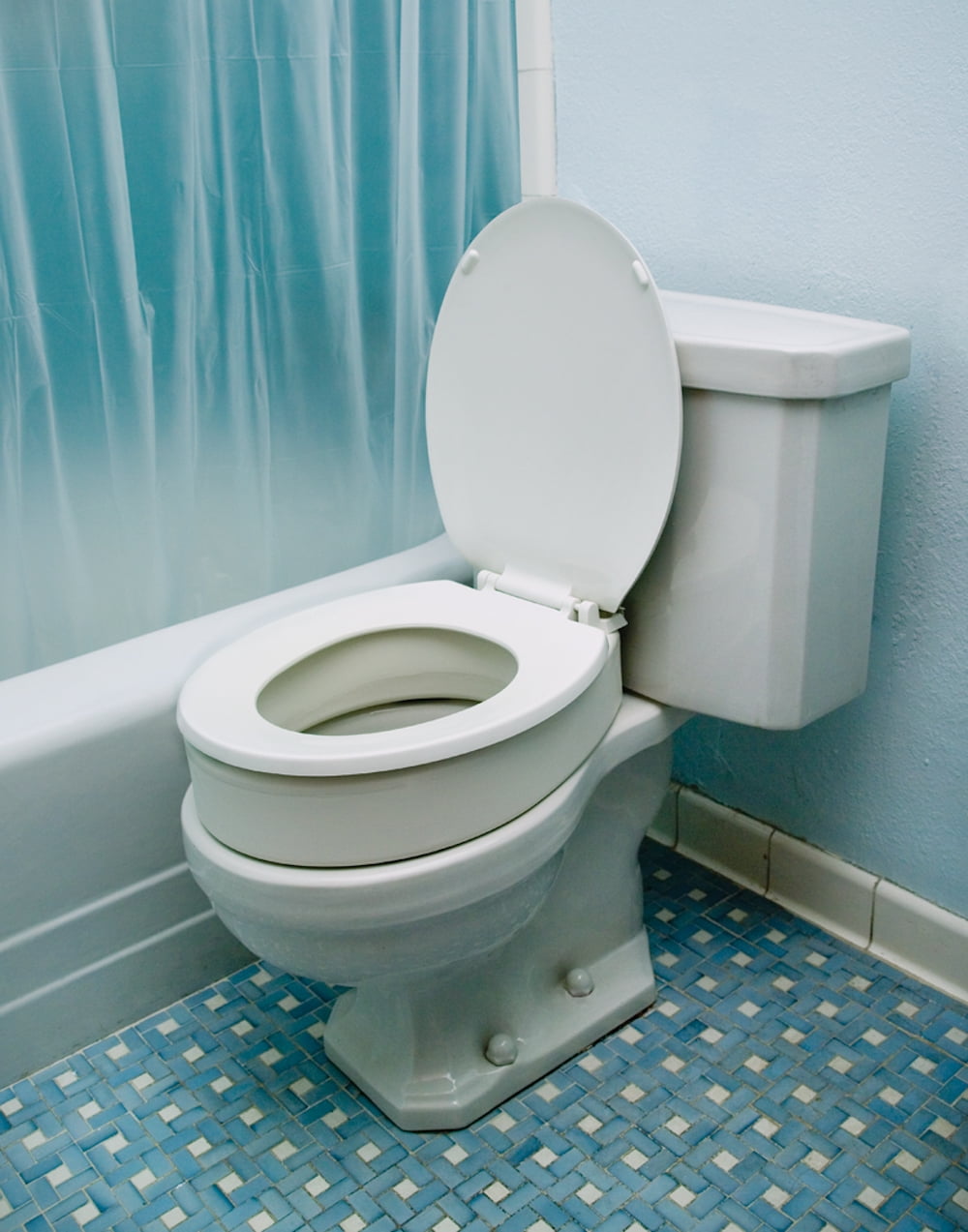 Essential Medical Supply Toilet Seat Riser for Elongated Bowl with 3.5" Rise - 19 x 14 x 3.5 Inch, Elevating and Raising Commode Seat for Seniors, Adults and The Elderly with 300lb Weight Capacity