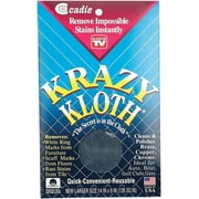 Cadie Krazy Kloth As Seen on TV - All Around Home Cleaning Cloth Infused with Super Activated Formula to Cleans, Polishes, Protects and Removes Stubborn Stains Instantly | Large Size, (1 Pack)