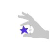 thumbnail image 2 of Beistle 66204 Patriotic Tissue Star Confetti Pack of 12, 2 of 2