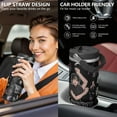 thumbnail image 5 of 30oz Wednesday Girl Stainless Steel Tumbler with Lid and Straw,Wednesday Stuff Merchandise Spill Proof Travel Cup Double Wall Vacuum Insulated Coffee Mug with Top Handle Black, 5 of 7