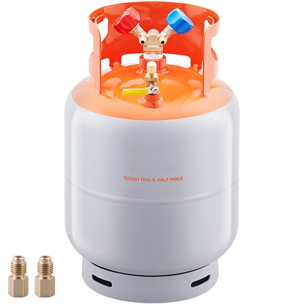 BENTISM 30lbs Refrigerant Recovery Tank Reusable Reclaim Cylinder Tank