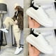 thumbnail image 2 of Zapatos blancos para mujer, zapatos de tabla, suela gruesa, primavera y otoño, zapatos con estampados llamativos, zapatillas casuales de tendencia, 2 of 6