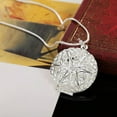 thumbnail image 2 of RSAMD Fine 925 sterling Silver Photo frame Necklace Jewelry Fashion women crystal lady, 2 of 4