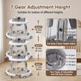 thumbnail image 6 of Baby Walker with Music and Lights ,Foldable Baby Activity Center with Wheels for Infant Boys Girls 6-18 Months,Grey, 6 of 7