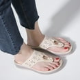 thumbnail image 4 of Sandalias informales a la moda para mujer, chanclas para exteriores, zapatillas de cuña para la playa Wmkox8yii ytu8638, 4 of 8