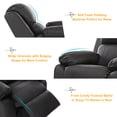 thumbnail image 6 of Infans Deluxe Padded Kids Sofa Armchair Recliner Headrest Children w Storage Arms, 6 of 7