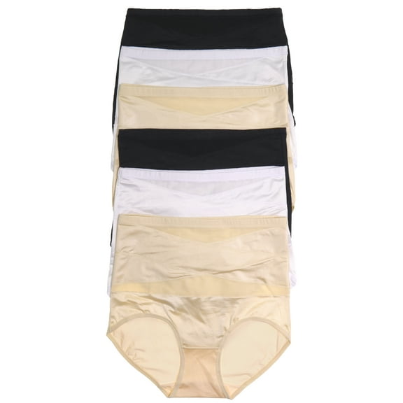 Angelina High-Waist Tummy Control Girdles w/Reinforced Slimming Front (6-Pack)