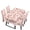 Cherry Bowknot Star, variant on TSOVTHRID Flower Butterfly Pale Green Print 5 Pieces Set Tablecloth and Chair Covers for Banquet Party Decor Washable Rectangle Table Cloth and Dining Chair Slipcovers for Dining Room