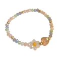 thumbnail image 2 of Jumpingount con cuentas de cristal, brazalete bonito, joyería nupcial para aniversario de bodas, cumpleaños, novias, adolescentes, regalo Ropa, zapatos y accesorios Miscelánea Azul púrpura, 2 of 6
